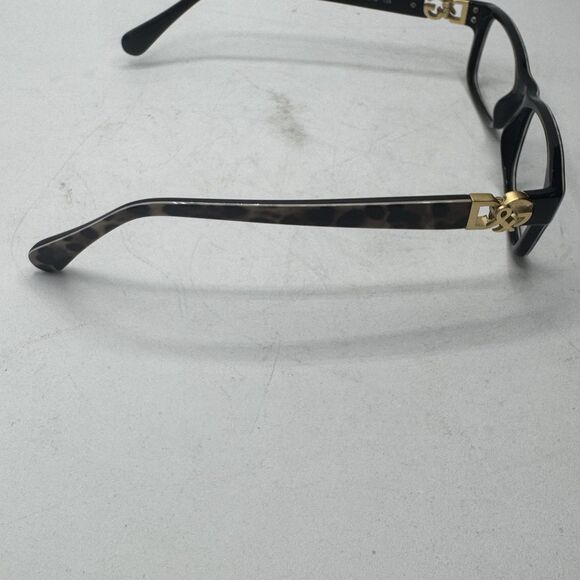 D&G Eyeglasses Frames DG 3147P 1995 Black Cheetah 51-16-135 *May Need Tightening - Picture 4 of 7